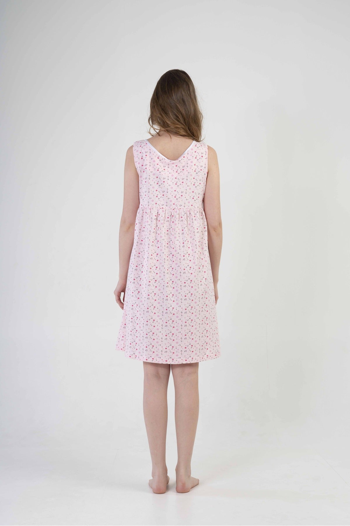 Woman Cotton Wena Sleeveless Nightgown