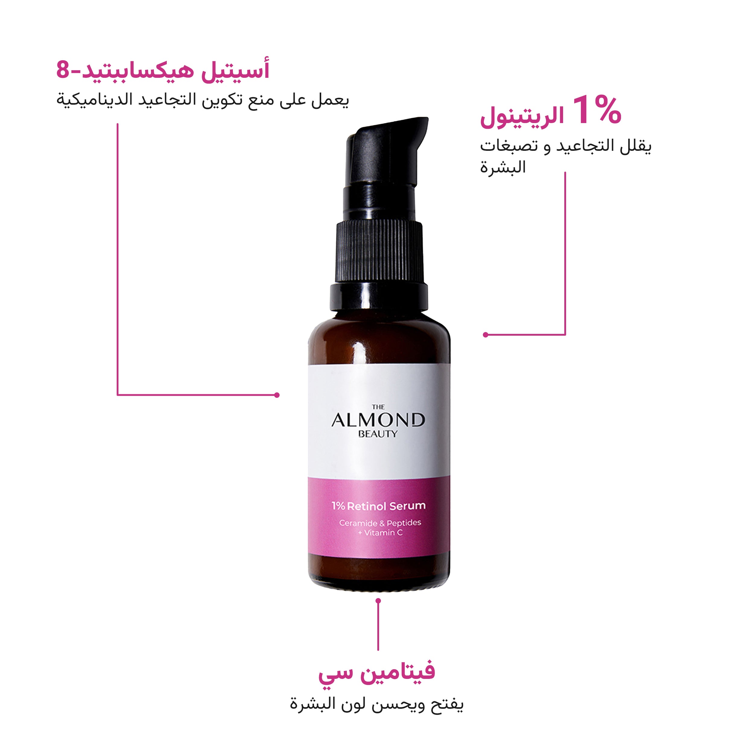The Almond Beauty Night Renew Retinol Serum