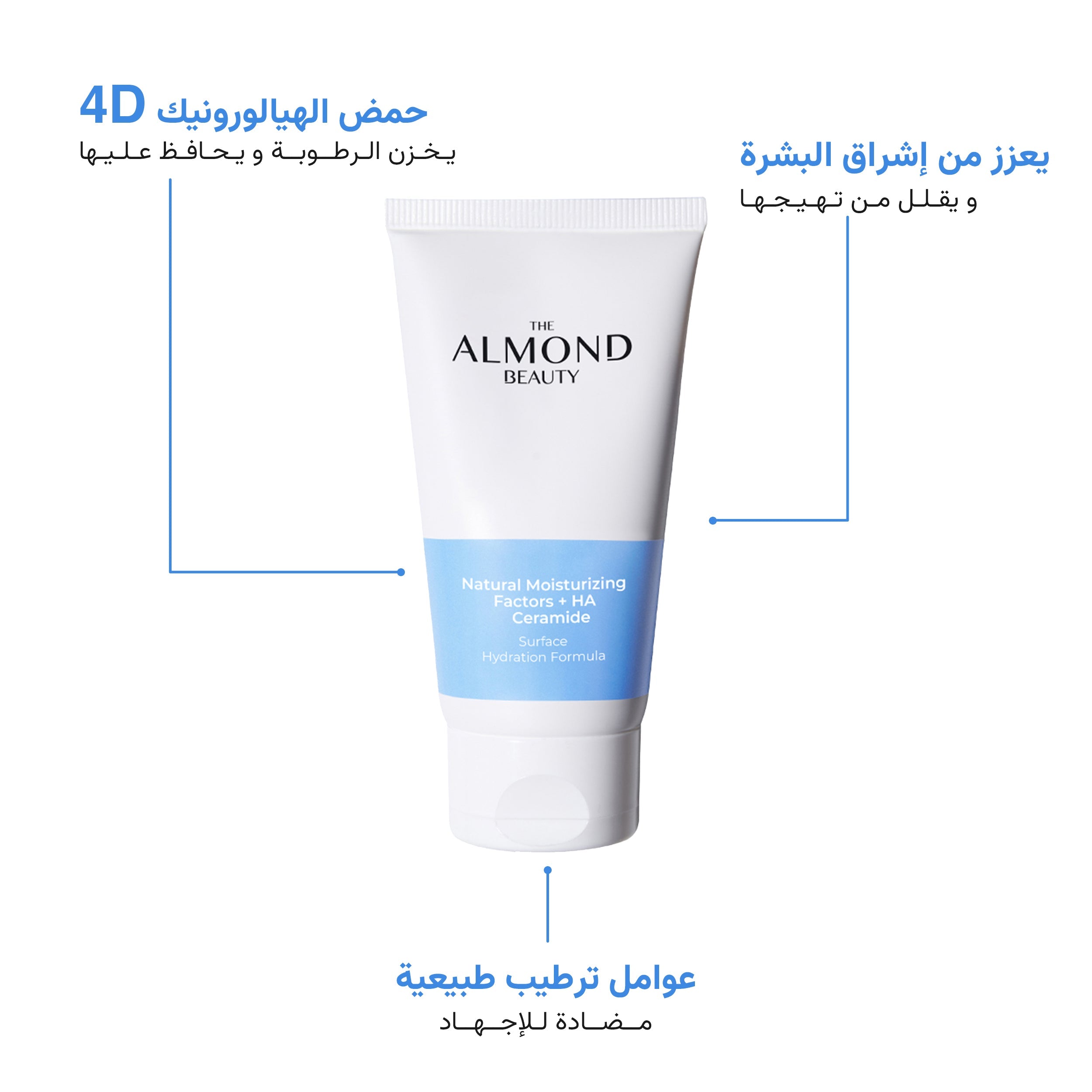 The Almond Beauty 24H Hydrating Cream with Hyaluronic Acid and Ceramide