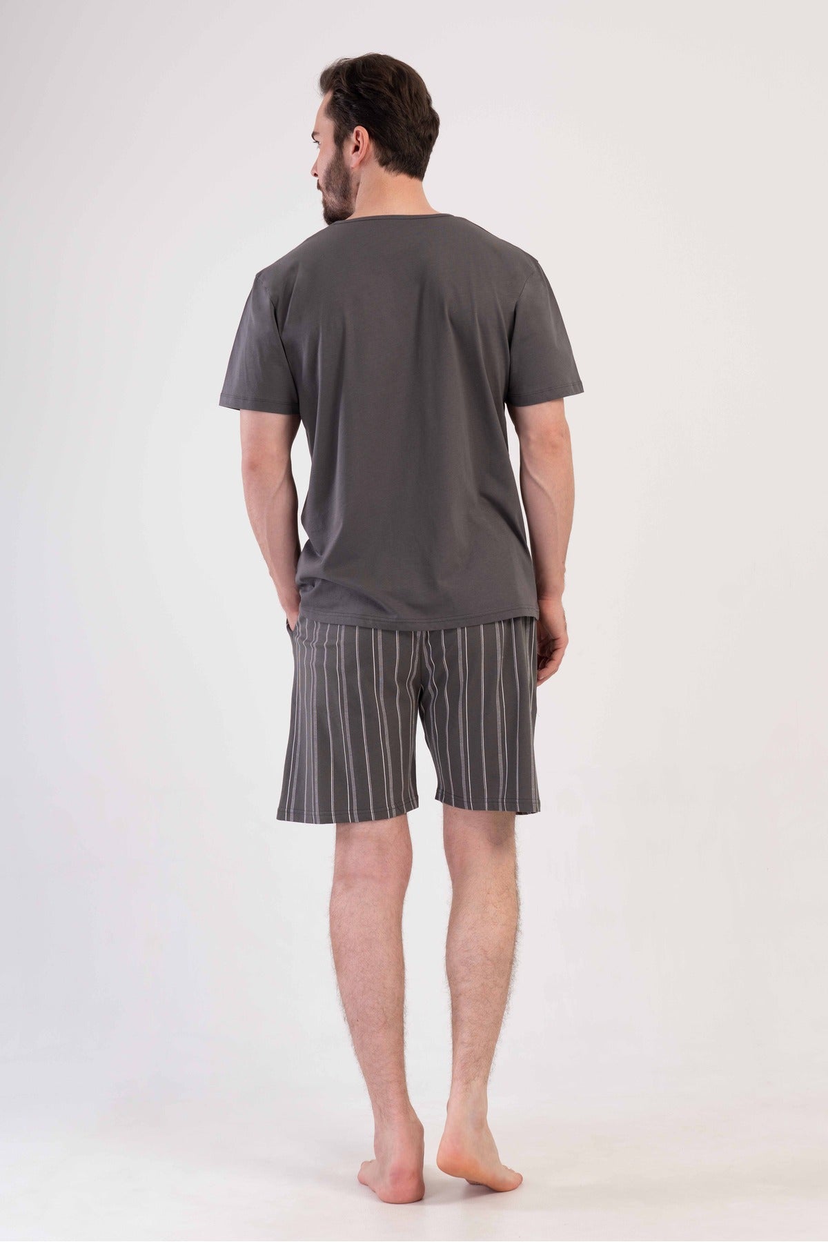 Man Supreme O Neck Short Sleeve Short Set