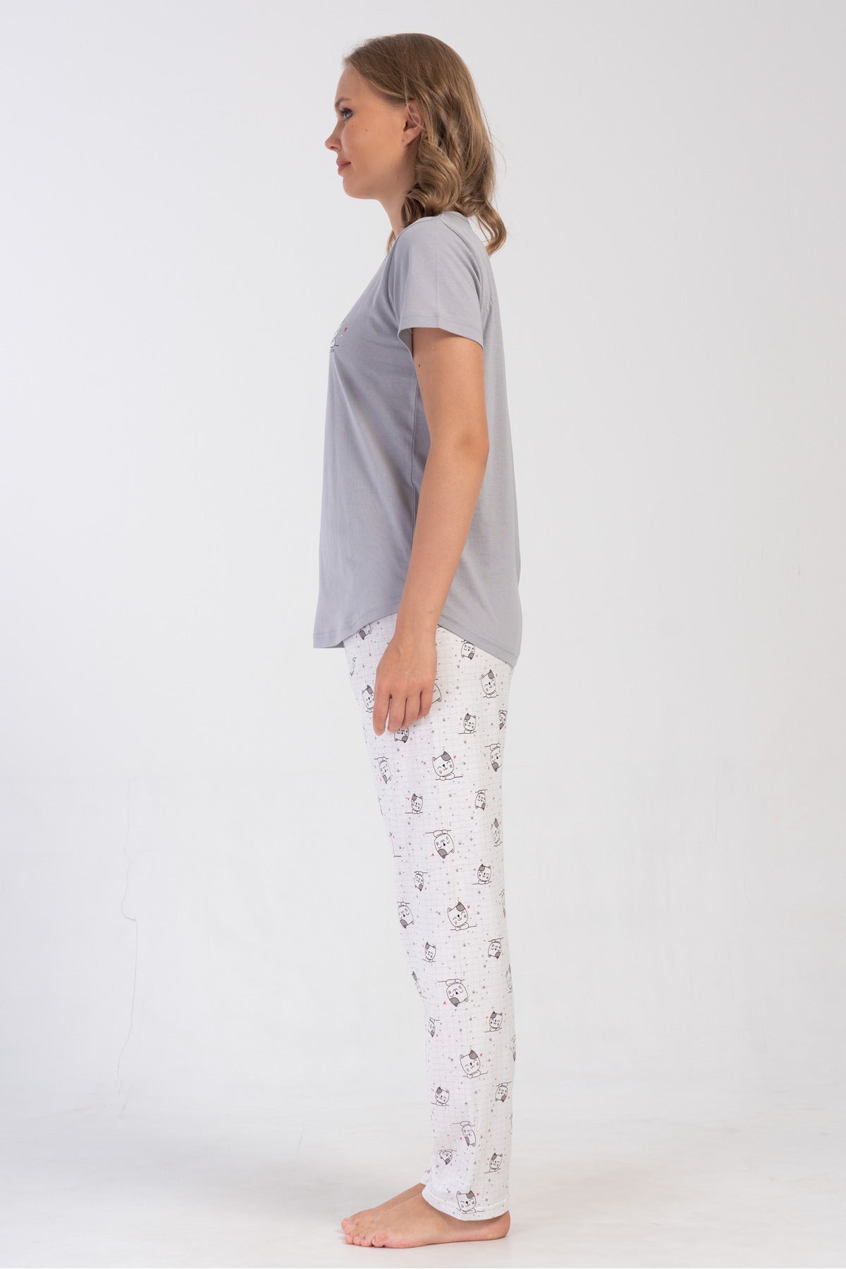 Woman Supreme Caro Short Sleeve O Neck Pyjama Set