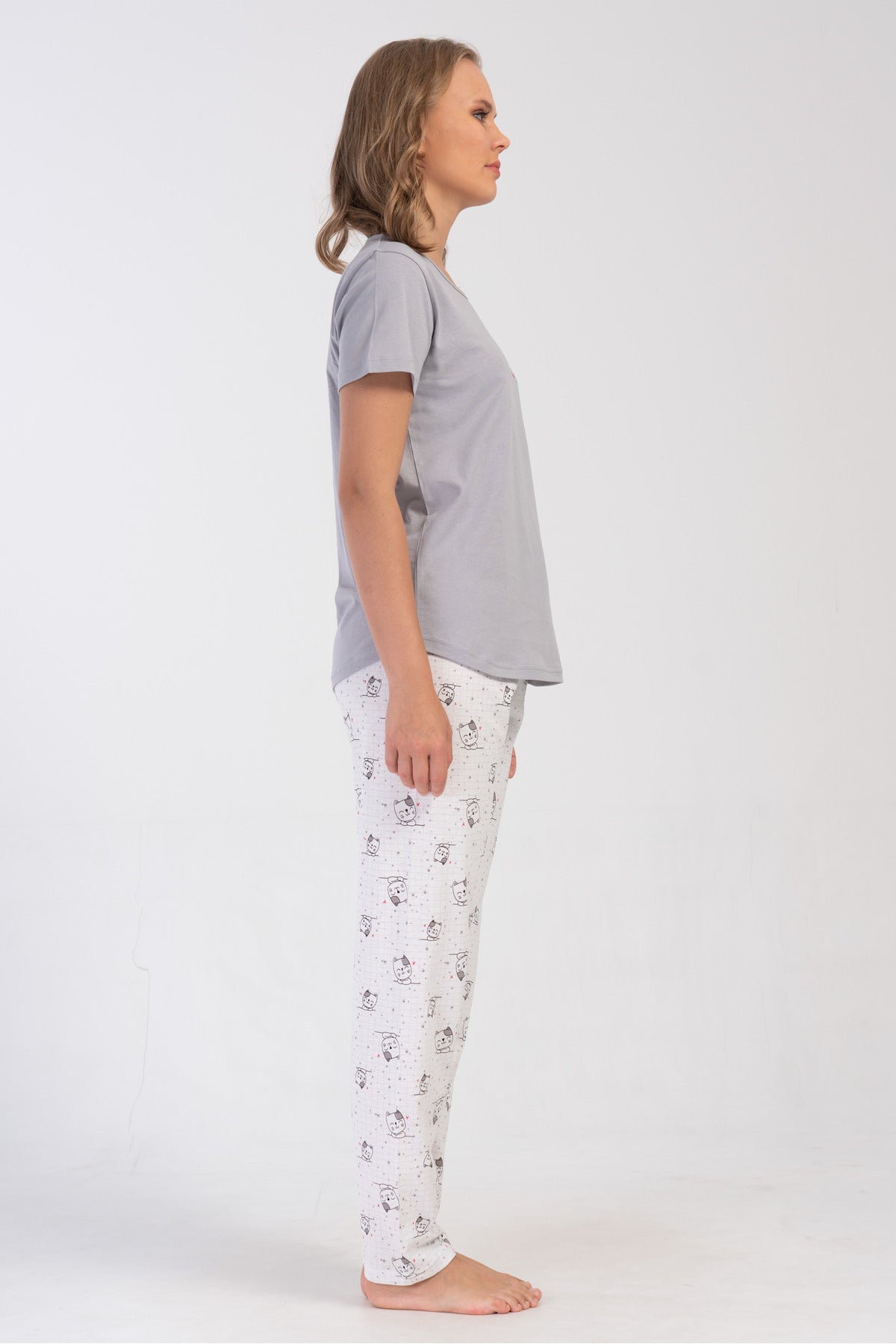 Woman Supreme Caro Short Sleeve O Neck Pyjama Set