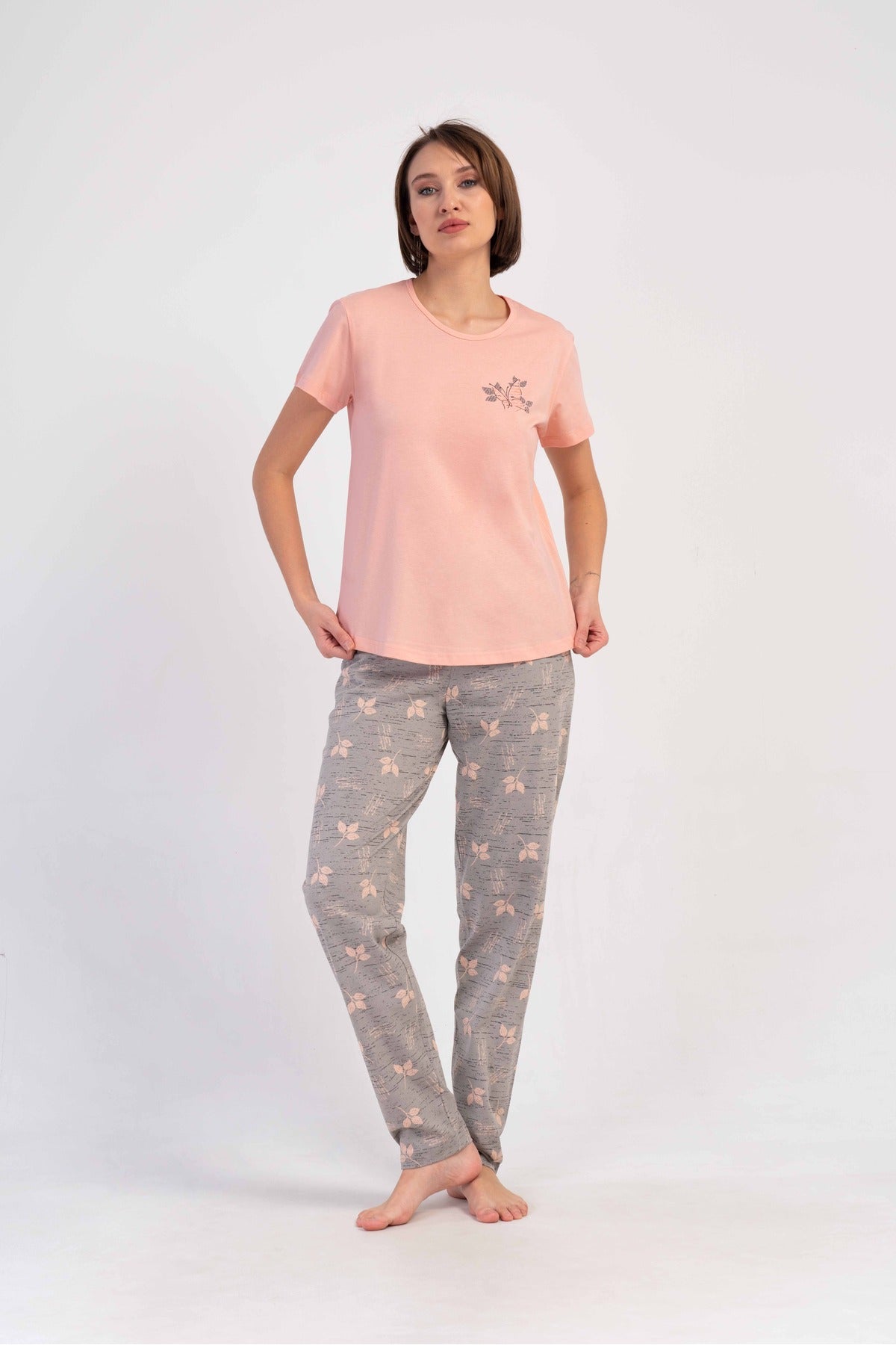 Woman Supreme Sano Short Sleeve O Neck Pyjama Set