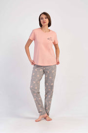 Woman Supreme Sano Short Sleeve O Neck Pyjama Set
