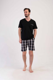 Man Supreme V Neck Short Sleeve Short Set