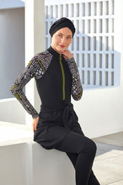 Judy Long Sleeve Hijab Swimsuit 1112