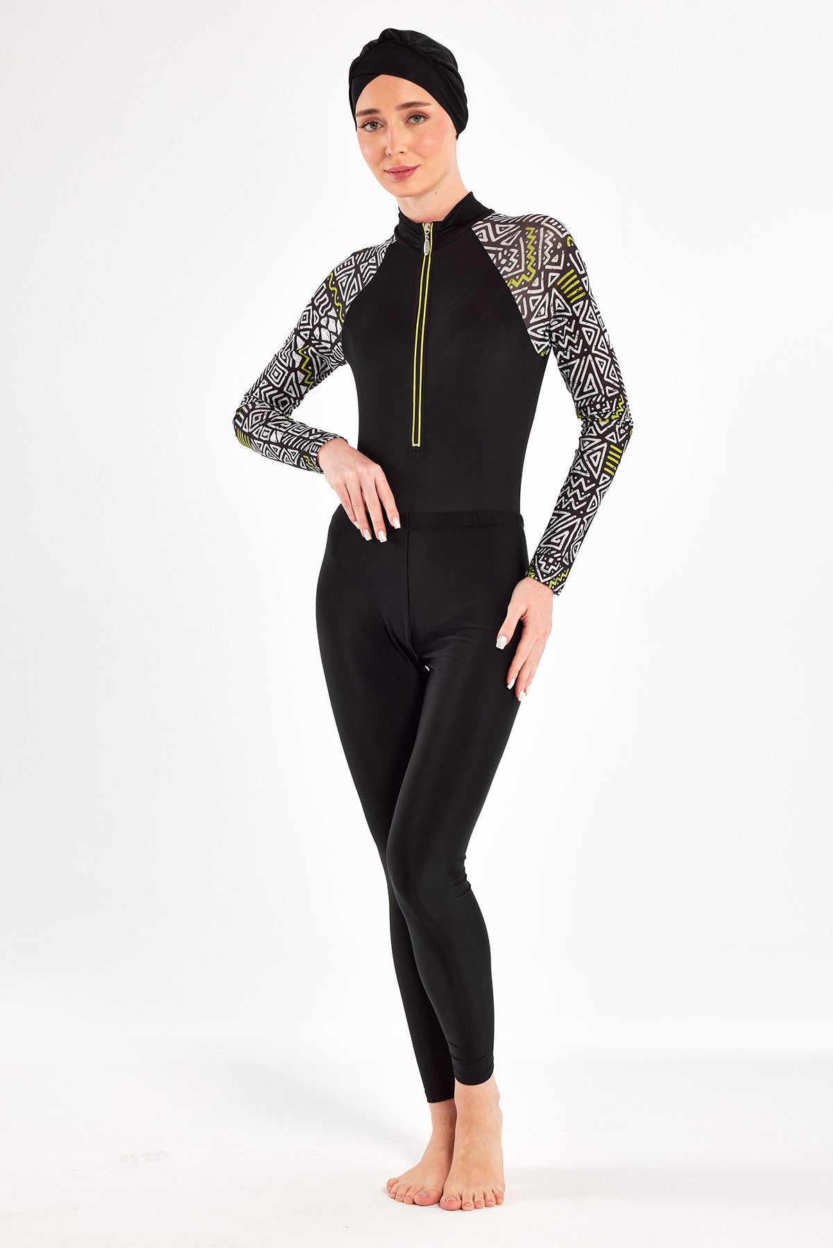 Judy Long Sleeve Hijab Swimsuit 1112