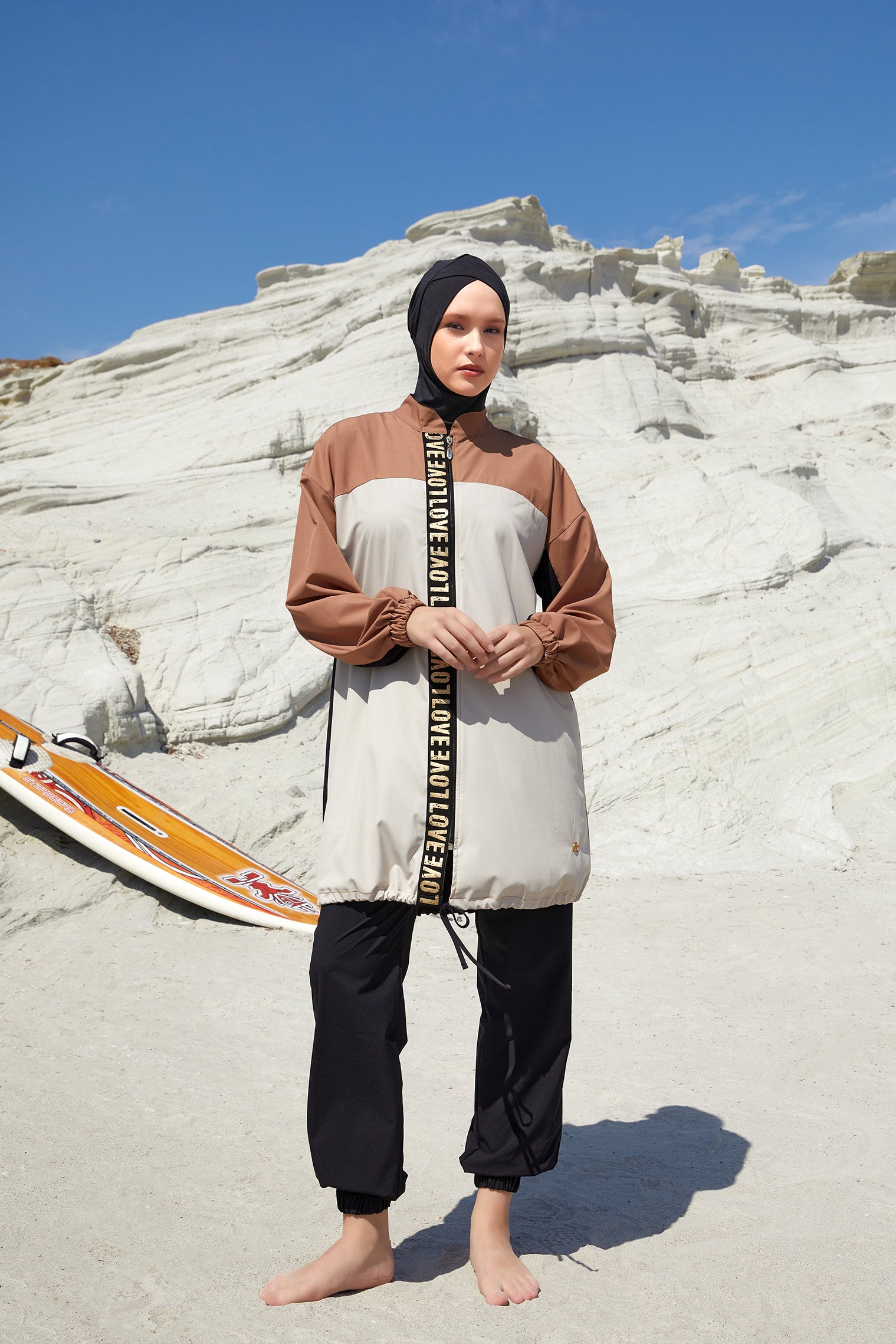 Pera Long Sleeve Hijab Swimsuit 1211