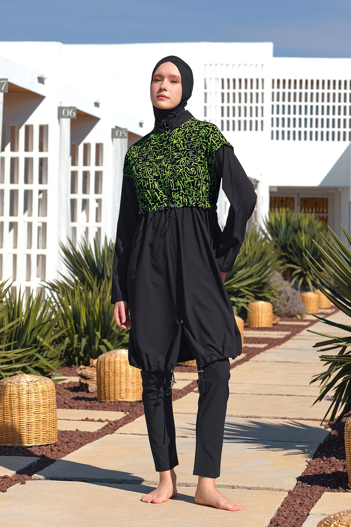 Selina Long Sleeve Hijab Swimsuit 1217