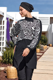 Zebri Long Sleeve Hijab Swimsuit 1224