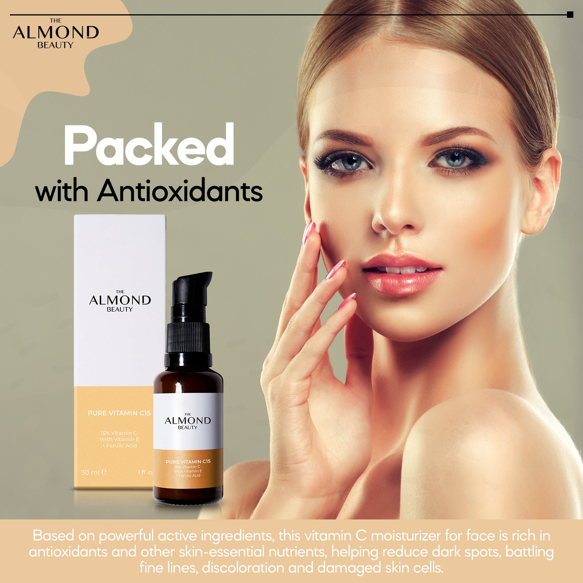 The Almond Beauty GlowLift C15 Serum