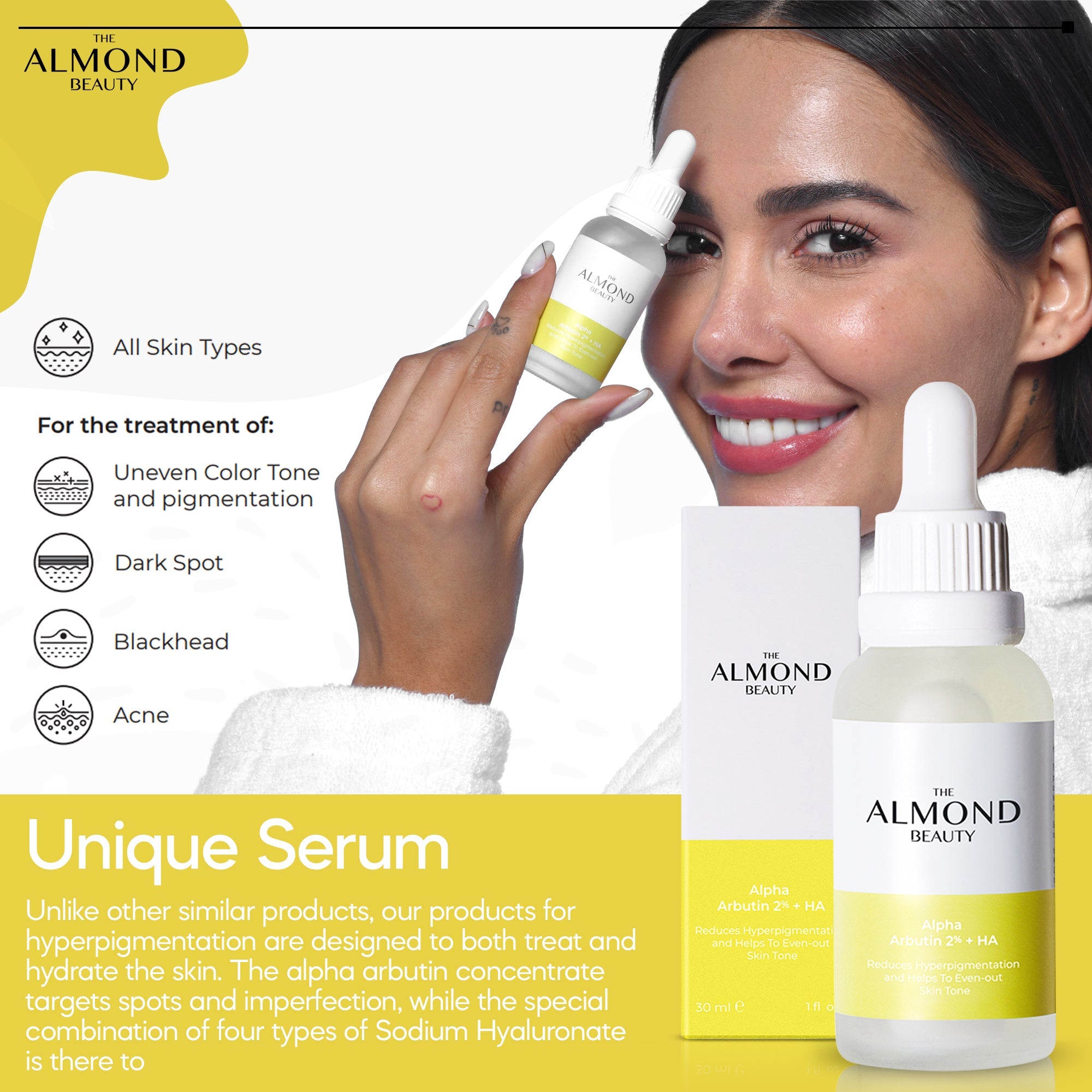 The Almond Beauty EvenTone Alpha 2% Serum