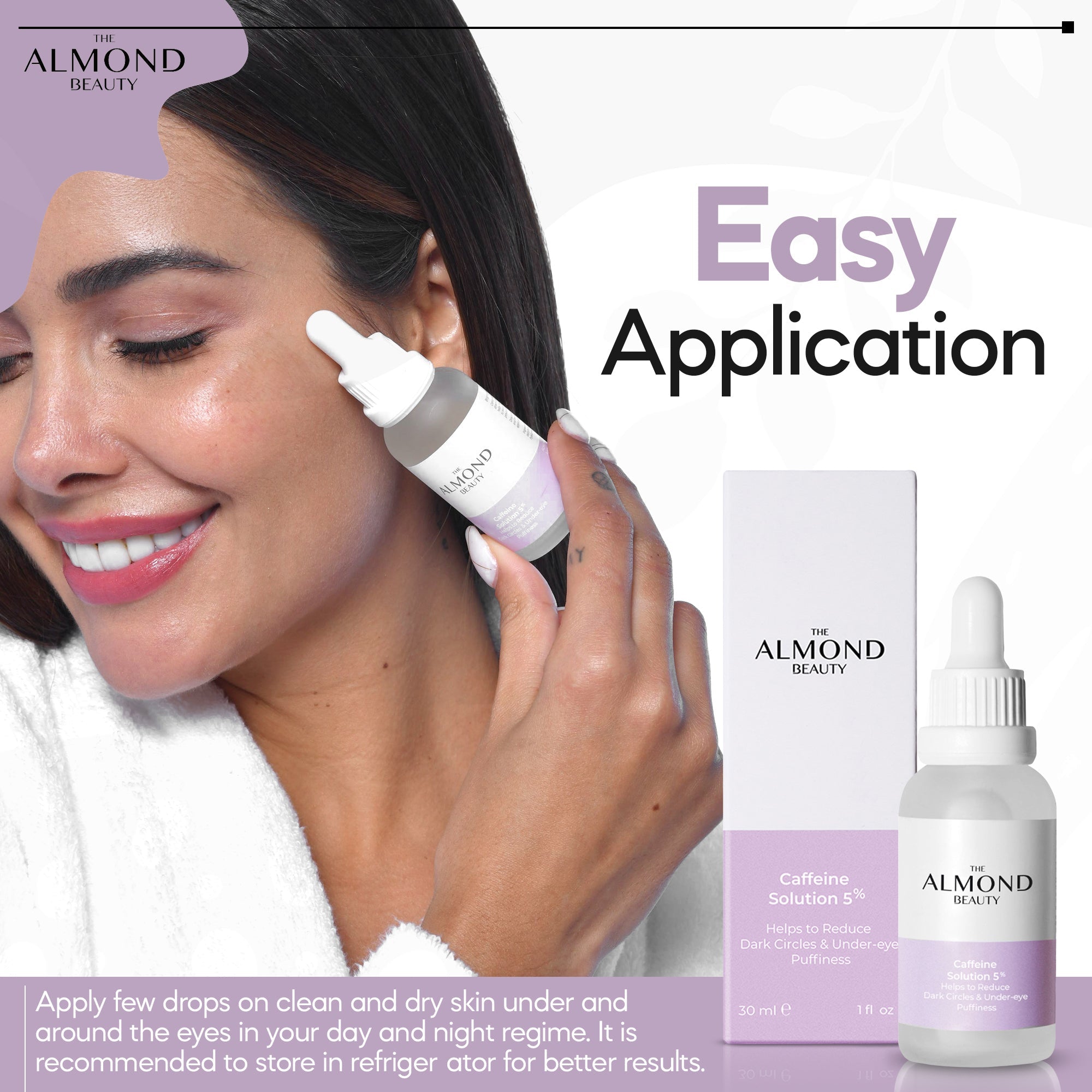 The Almond Beauty EyeBright Caffeine 5% Serum