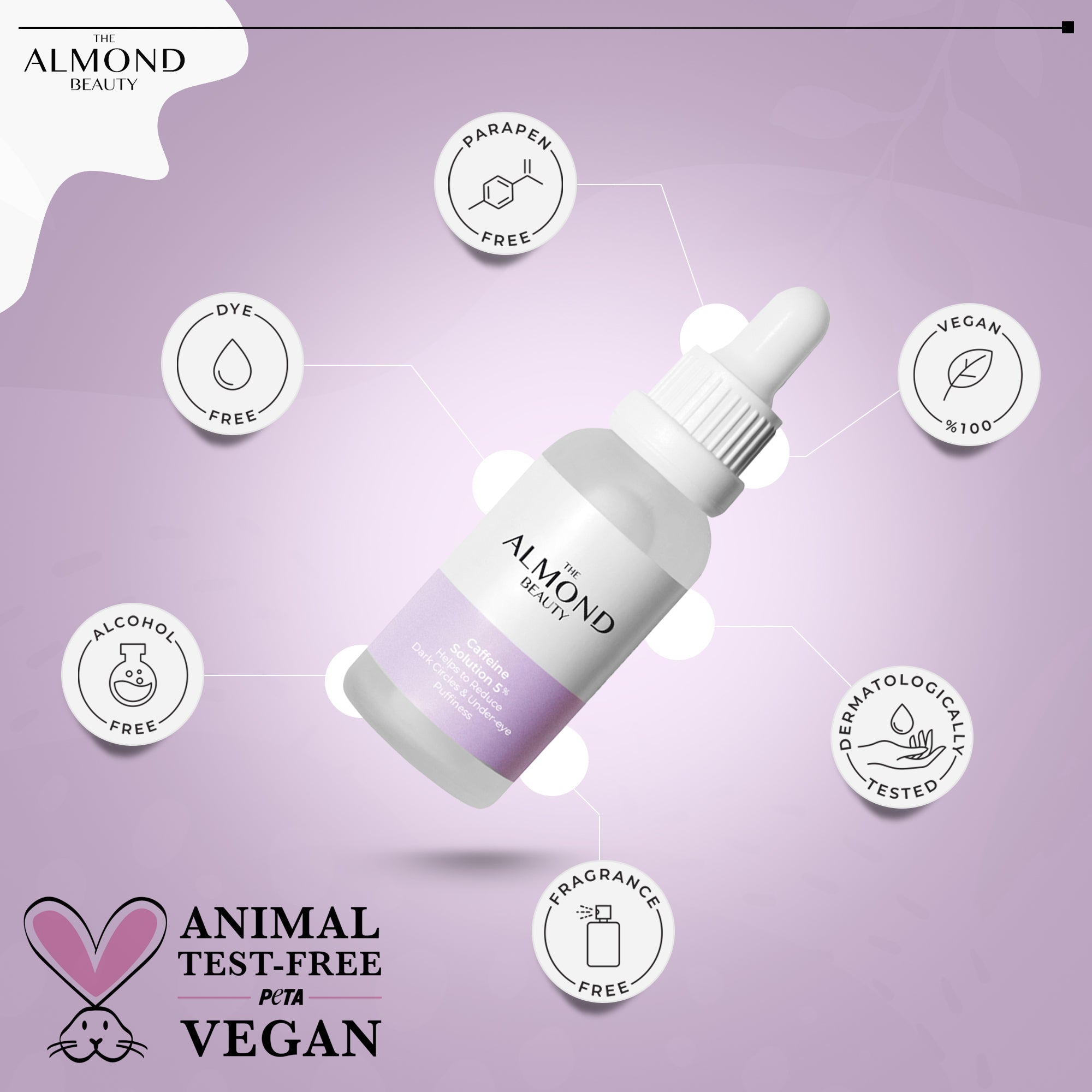 The Almond Beauty EyeBright Caffeine 5% Serum