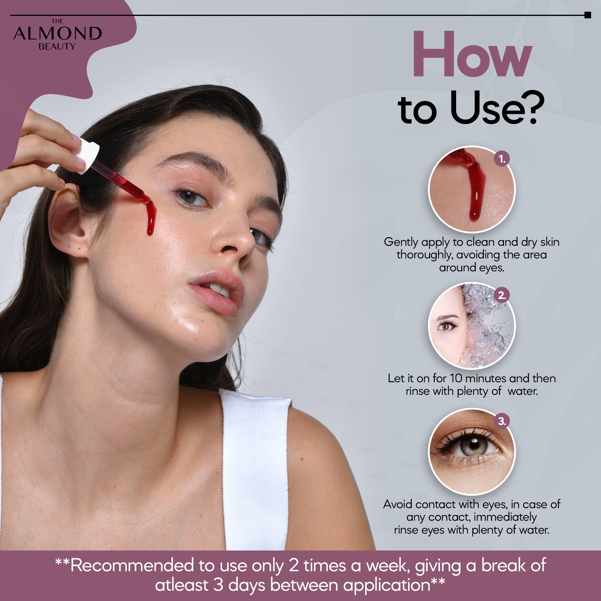 The Almond Beauty GlowReset AHA 10% BHA 2% Serum