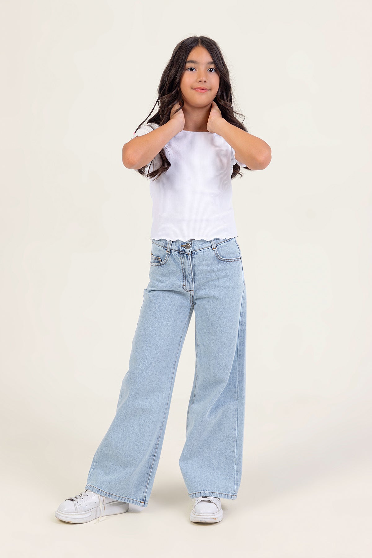 Girl Wide Leg Jeans