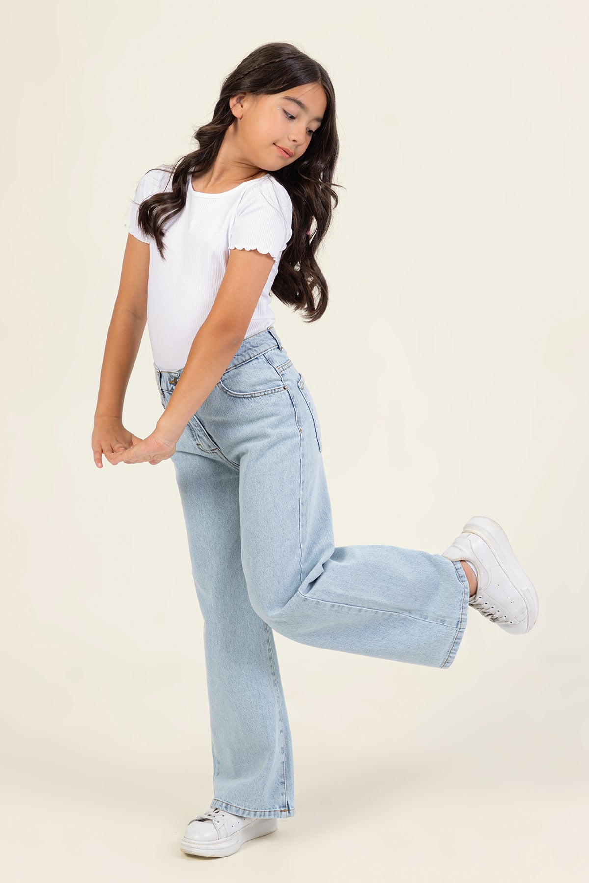 Girl Wide Leg Jeans
