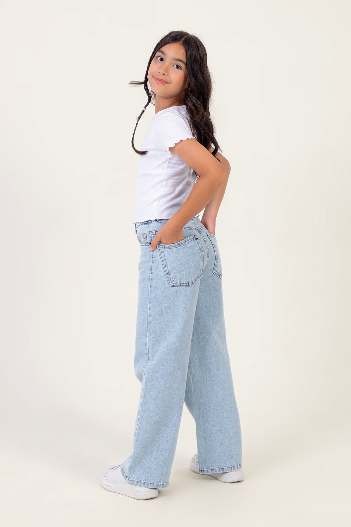 Girl Wide Leg Jeans