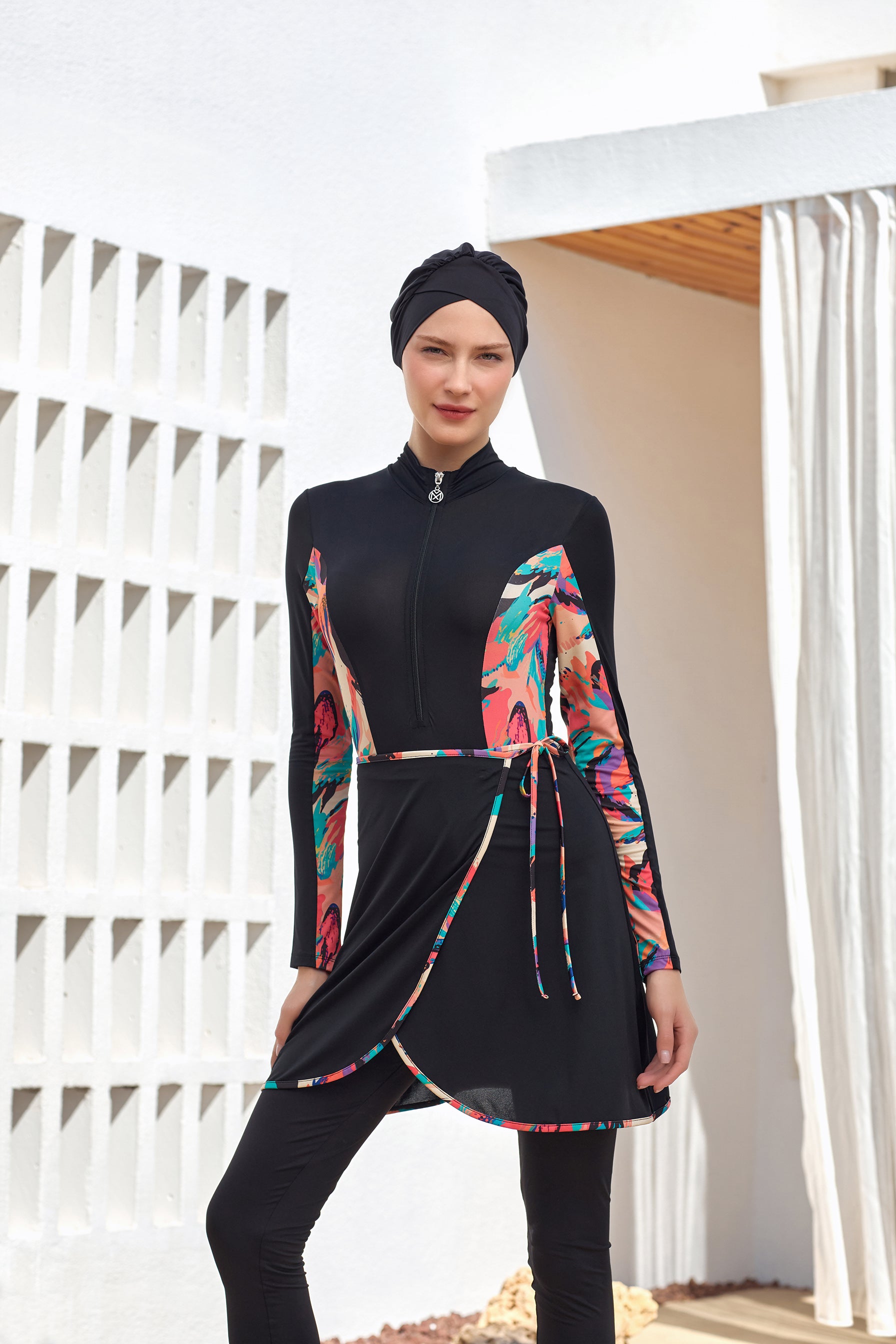 Jael Skirted Hijab Swimsuit 2111