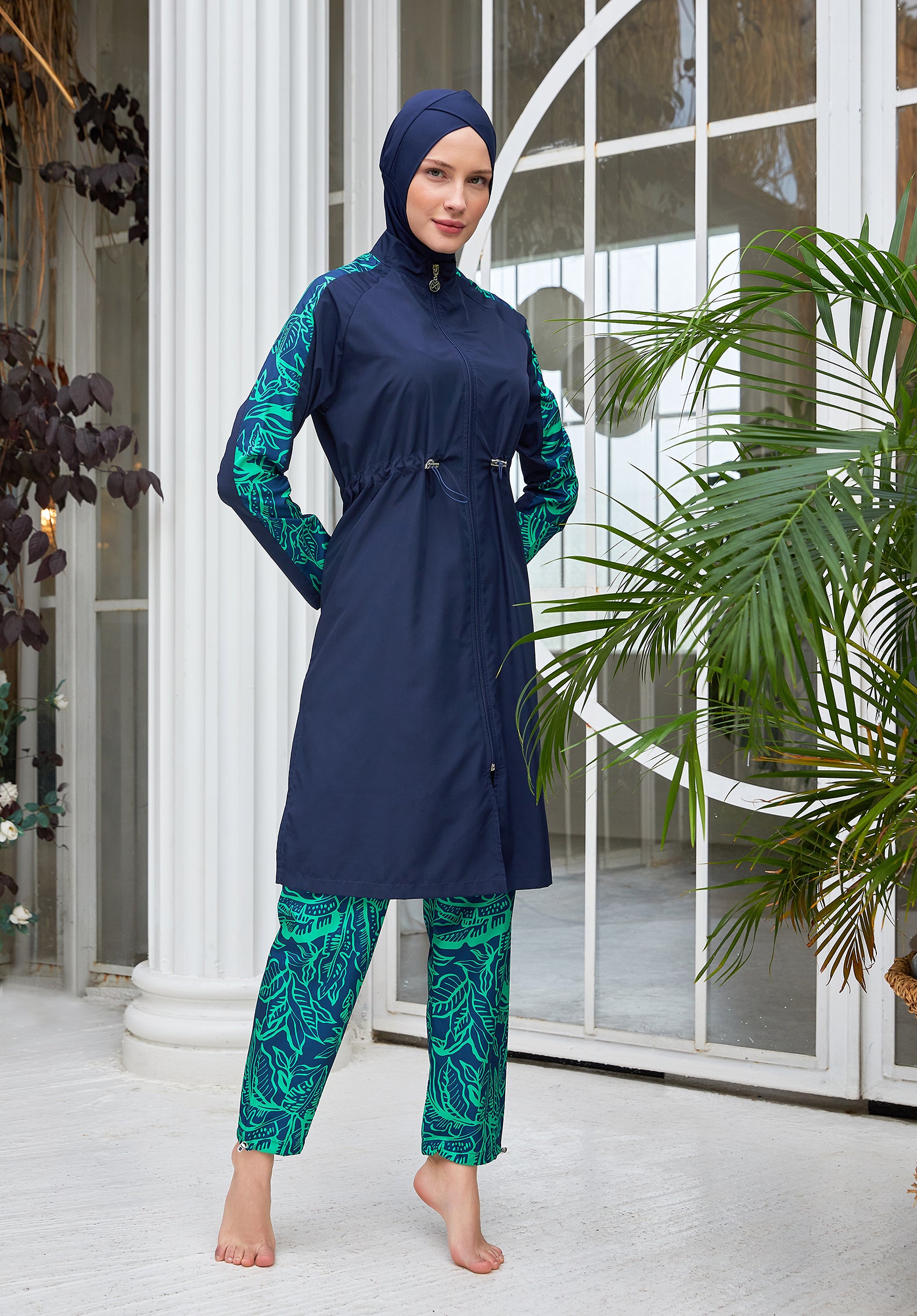 Dina Long Sleeve Hijab Swimsuit 2503