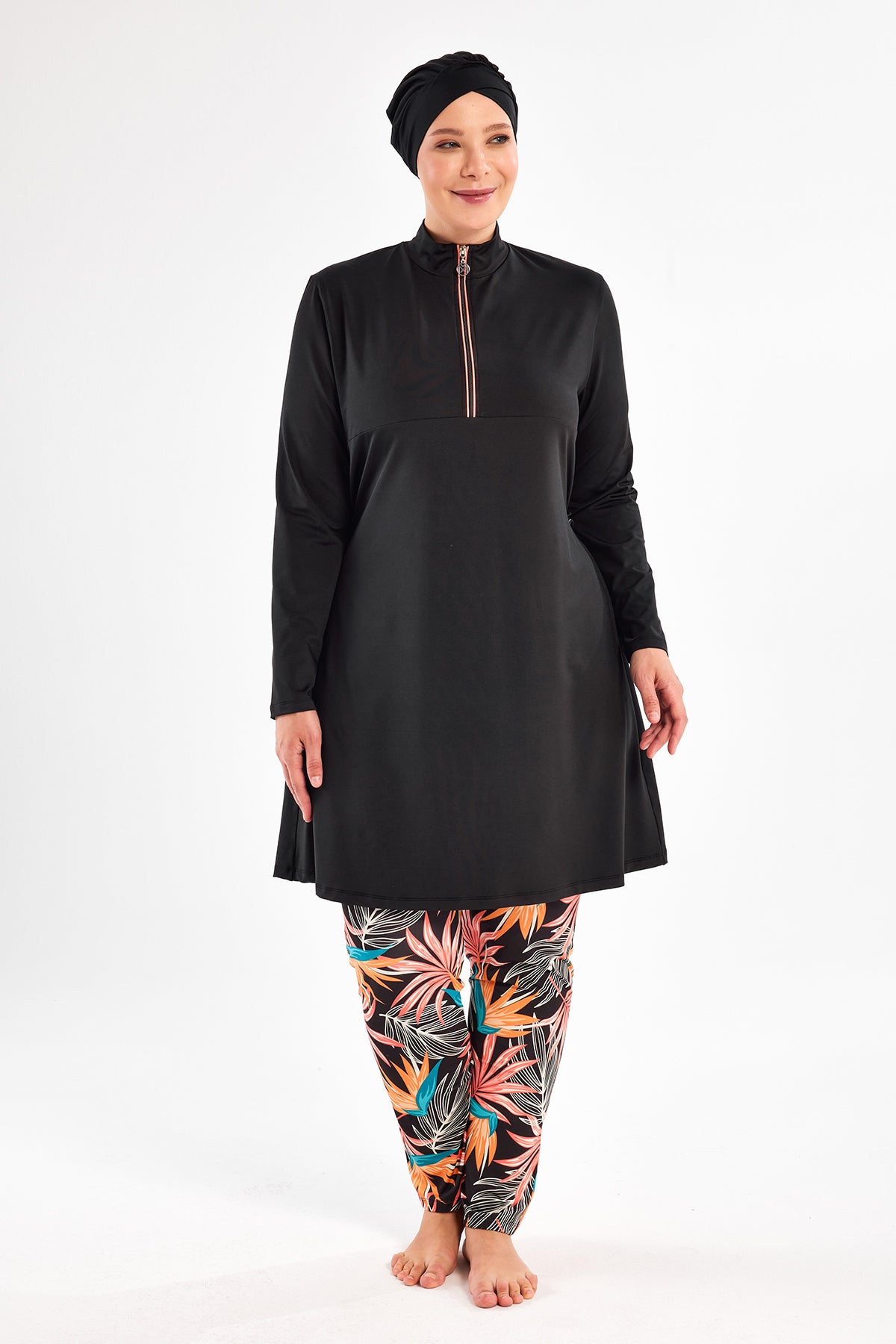 Isley Battal Long Sleeve Hijab Swimsuit 2801