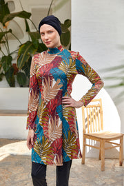 Rena Long Sleeve Hijab Swimsuit 3107