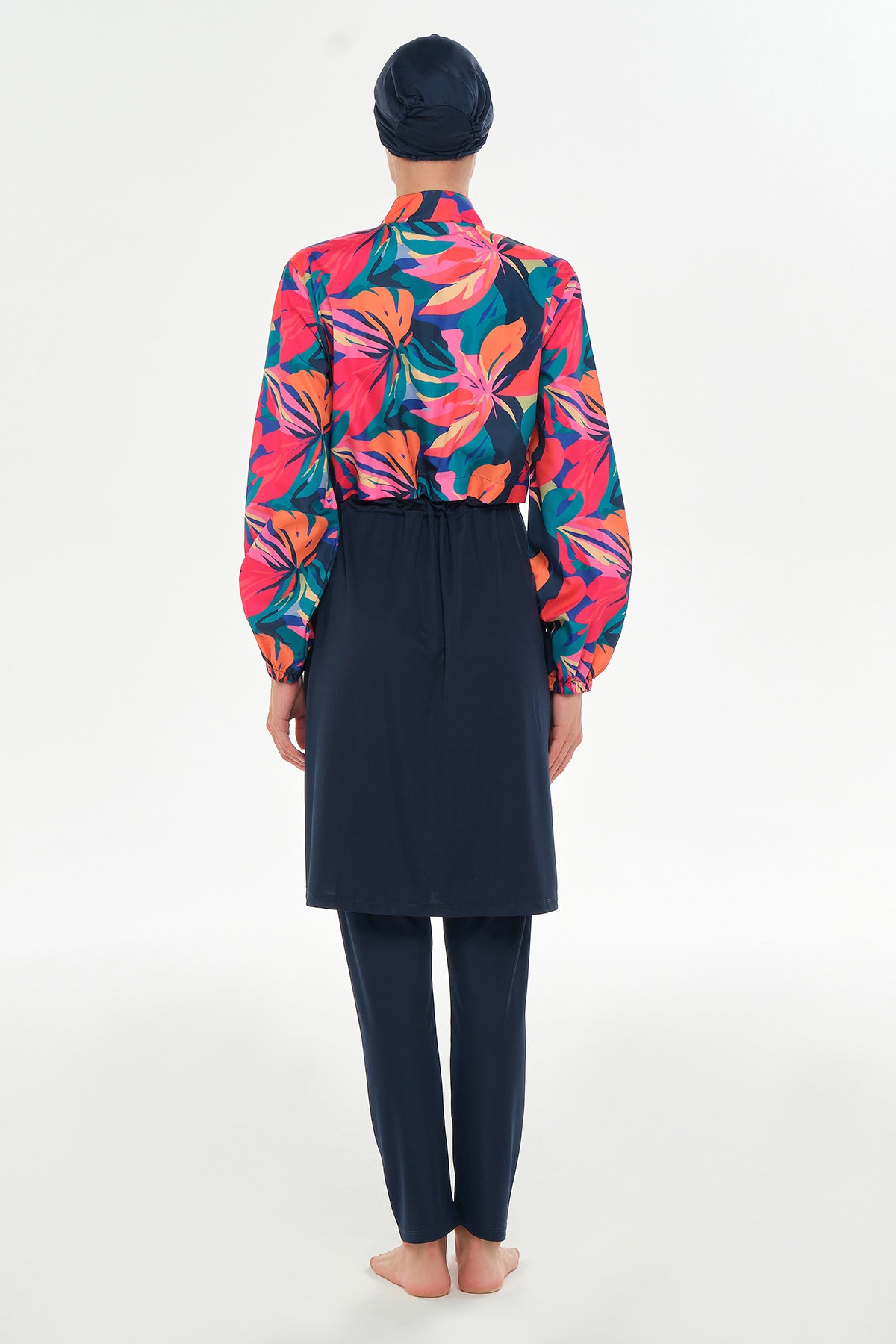 Violet Long Sleeve Hijab Swimsuit 3403