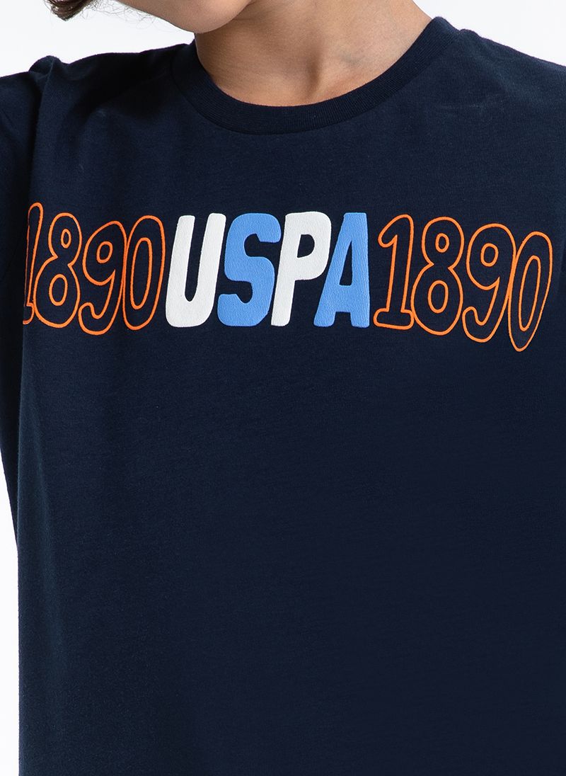 U.S. Polo Assn. Boys Navy Bermuda Set