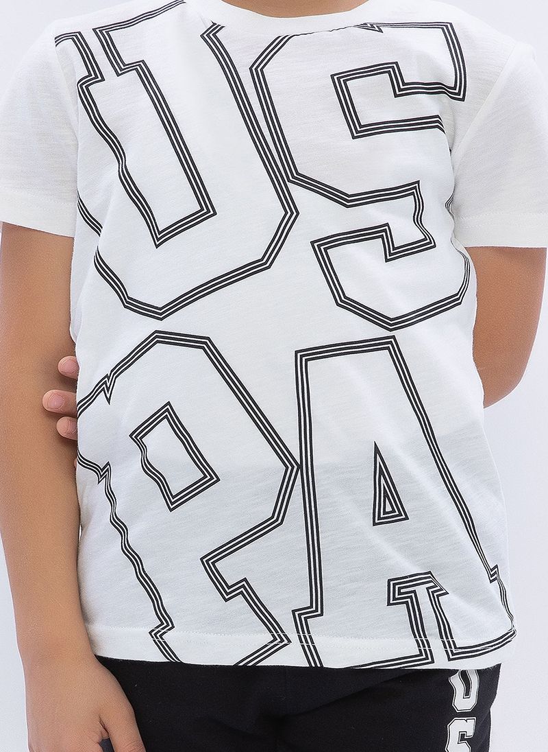 U.S. Polo Assn. Boys Beige Bermuda Set