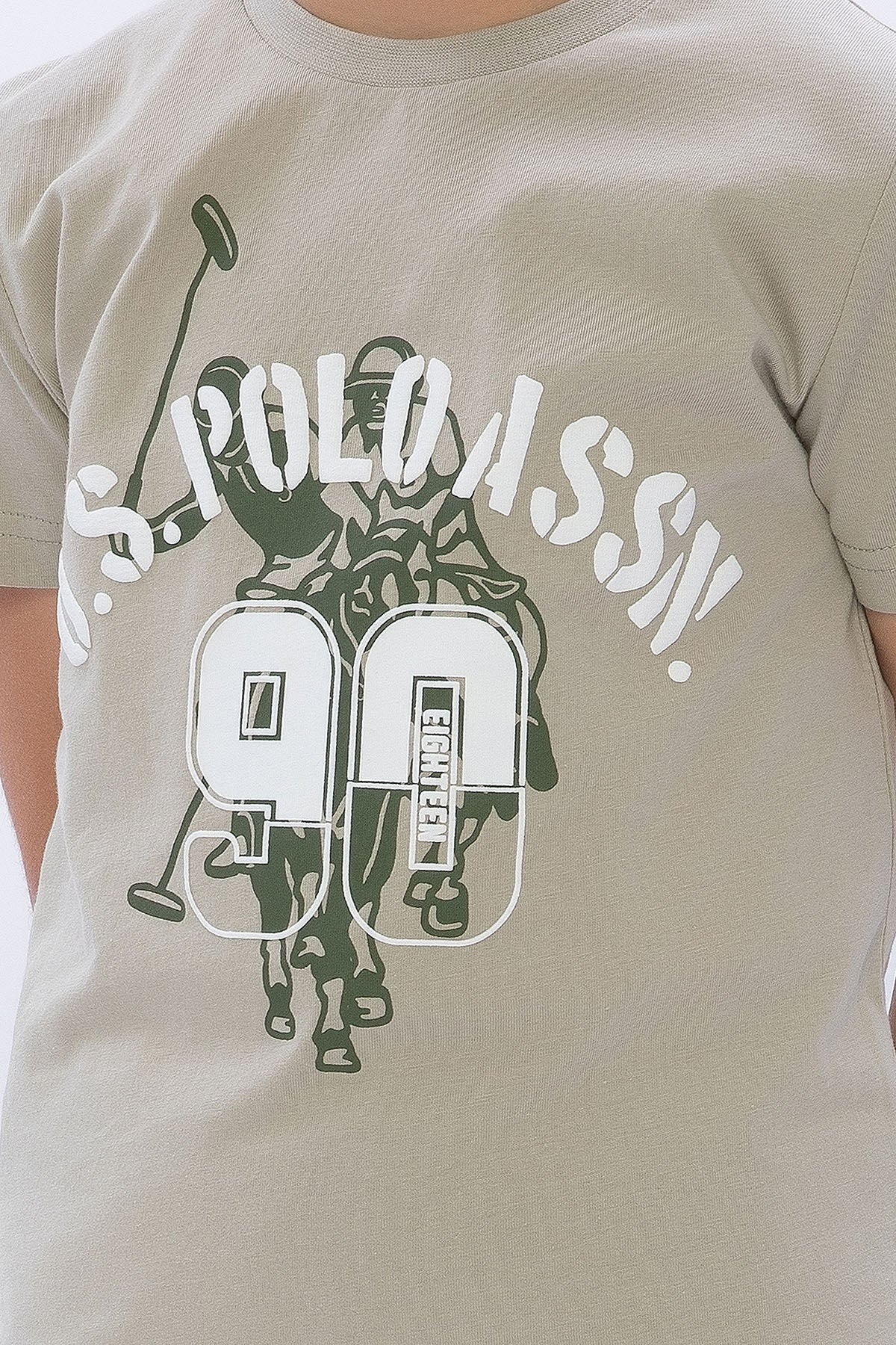 U.S. Polo Assn. Boys Khaki Bermuda Set