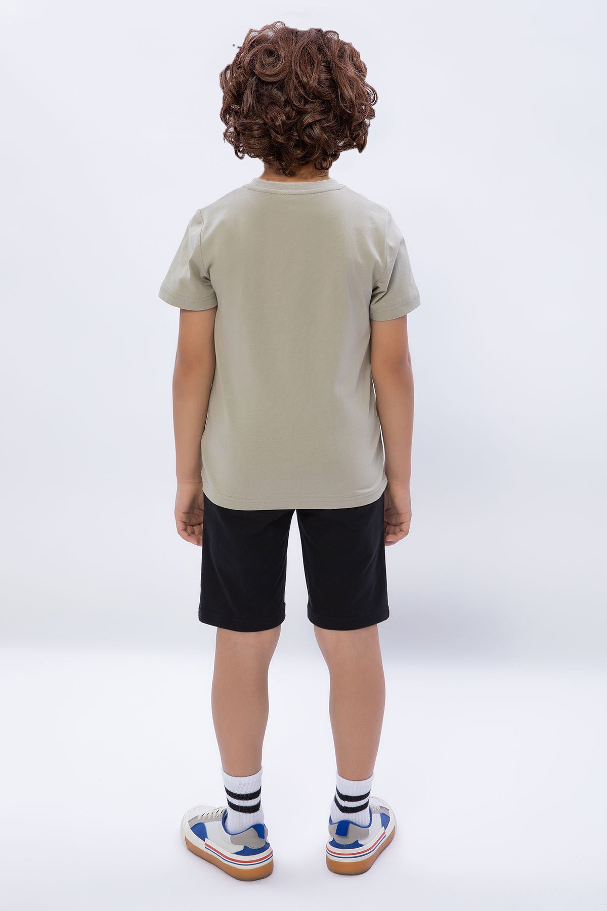 U.S. Polo Assn. Boys Khaki Bermuda Set