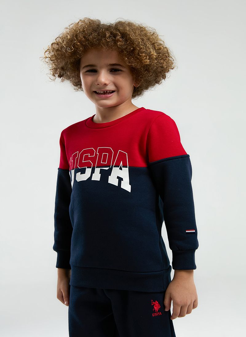 U.S. Polo Assn. Boys Navy Tracksuit Set