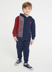U.S. Polo Assn. Boys Navy Tracksuit Set