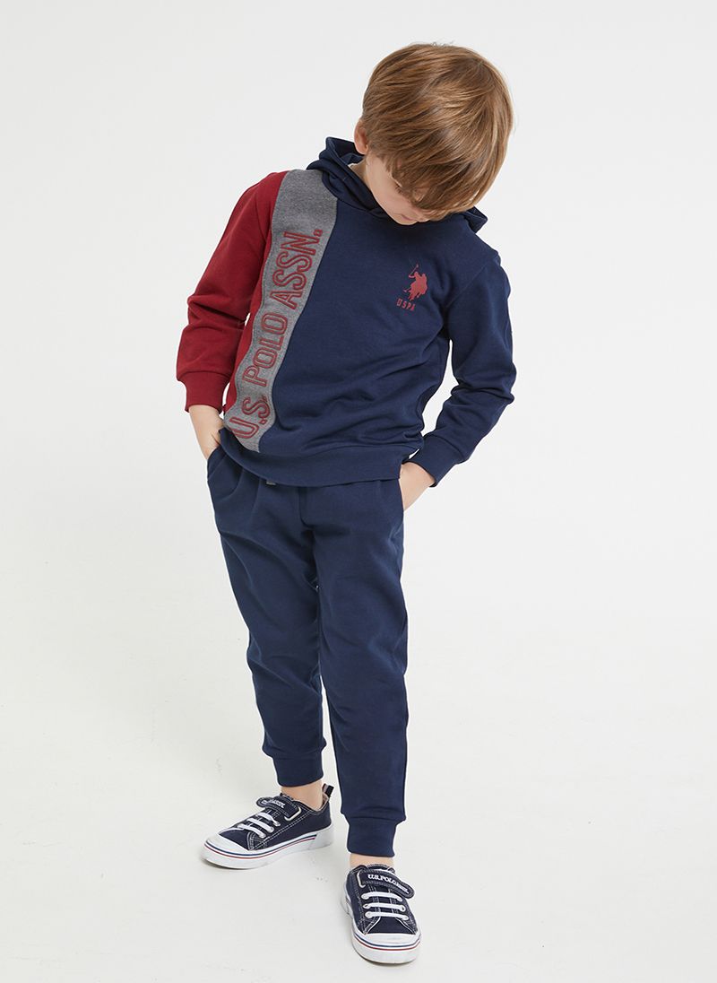 U.S. Polo Assn. Boys Navy Tracksuit Set