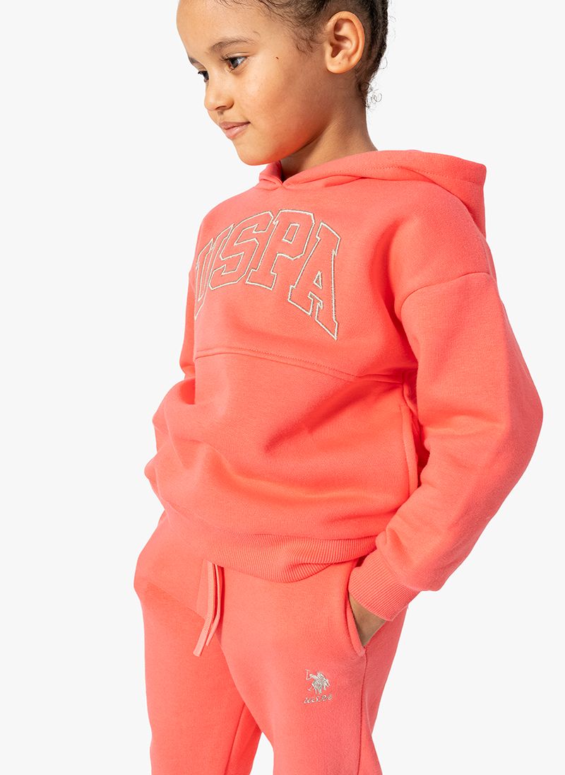 U.S. Polo Assn. Girls Red Tracksuit Set