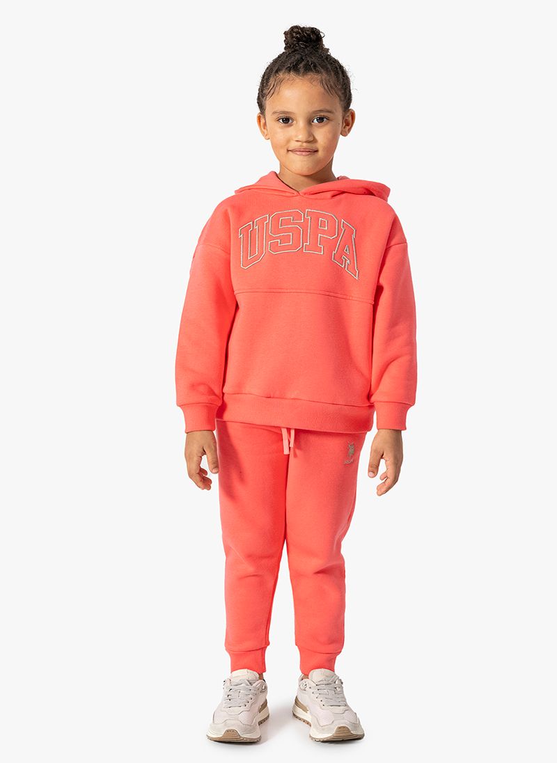 U.S. Polo Assn. Girls Red Tracksuit Set