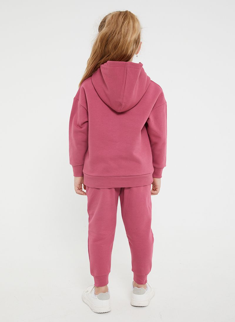U.S. Polo Assn. Girls Dusty Pink Tracksuit Set