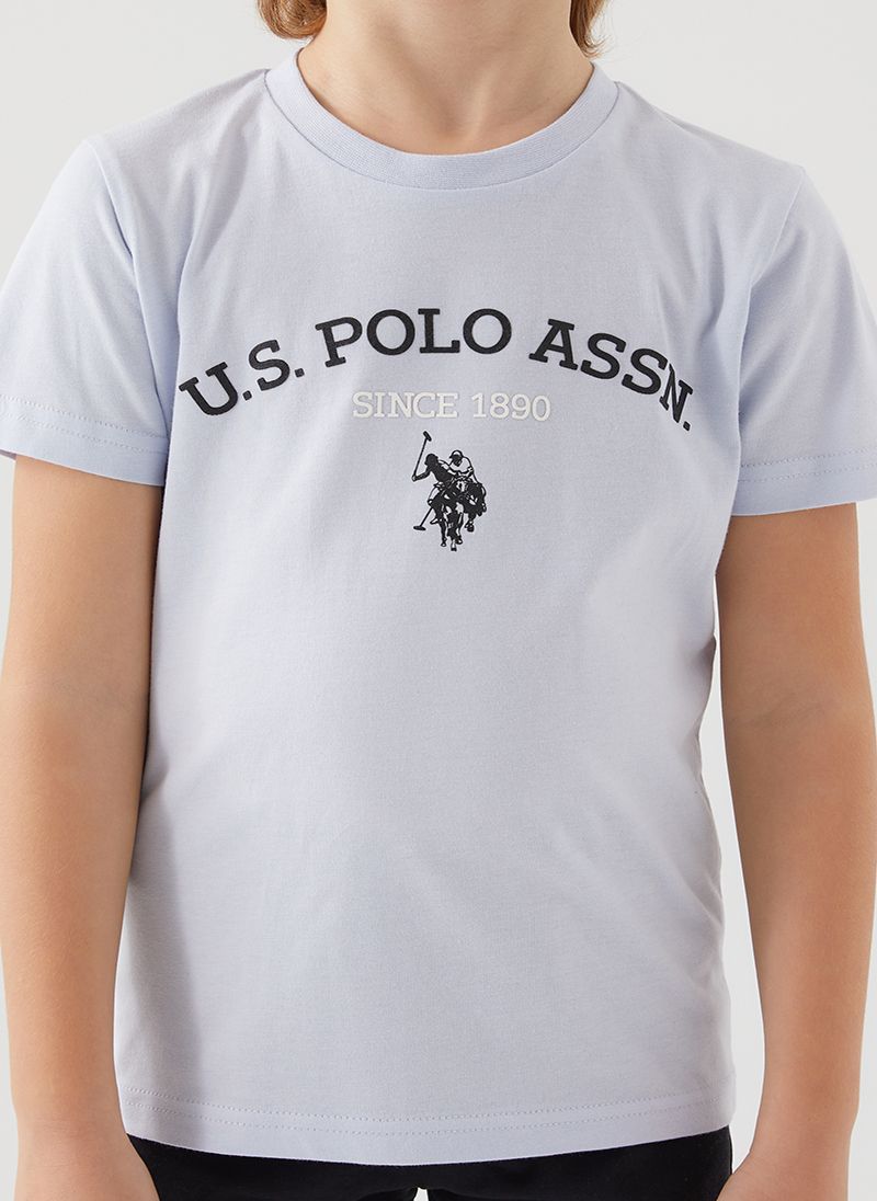 U.S. Polo Assn. Boys Blue Bermuda Set