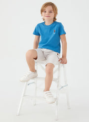 U.S. Polo Assn. Boys Blue Bermuda Set