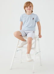 U.S. Polo Assn. Boys Grey Bermuda Set