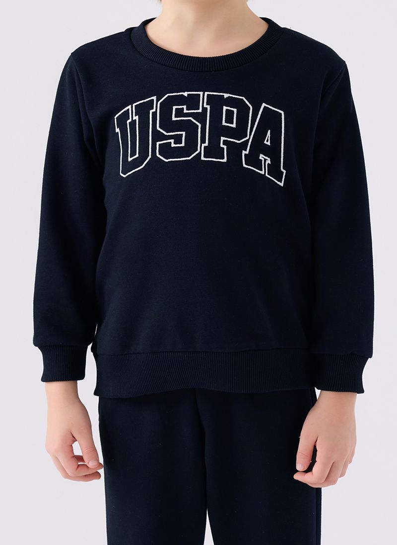 U.S. Polo Assn. Boys Navy Tracksuit Set