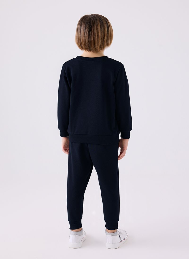 U.S. Polo Assn. Boys Navy Tracksuit Set