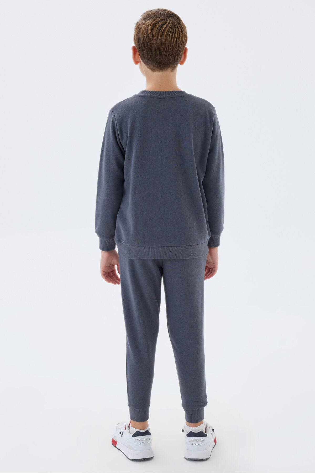 U.S. Polo Assn. Boys Grey Tracksuit Set