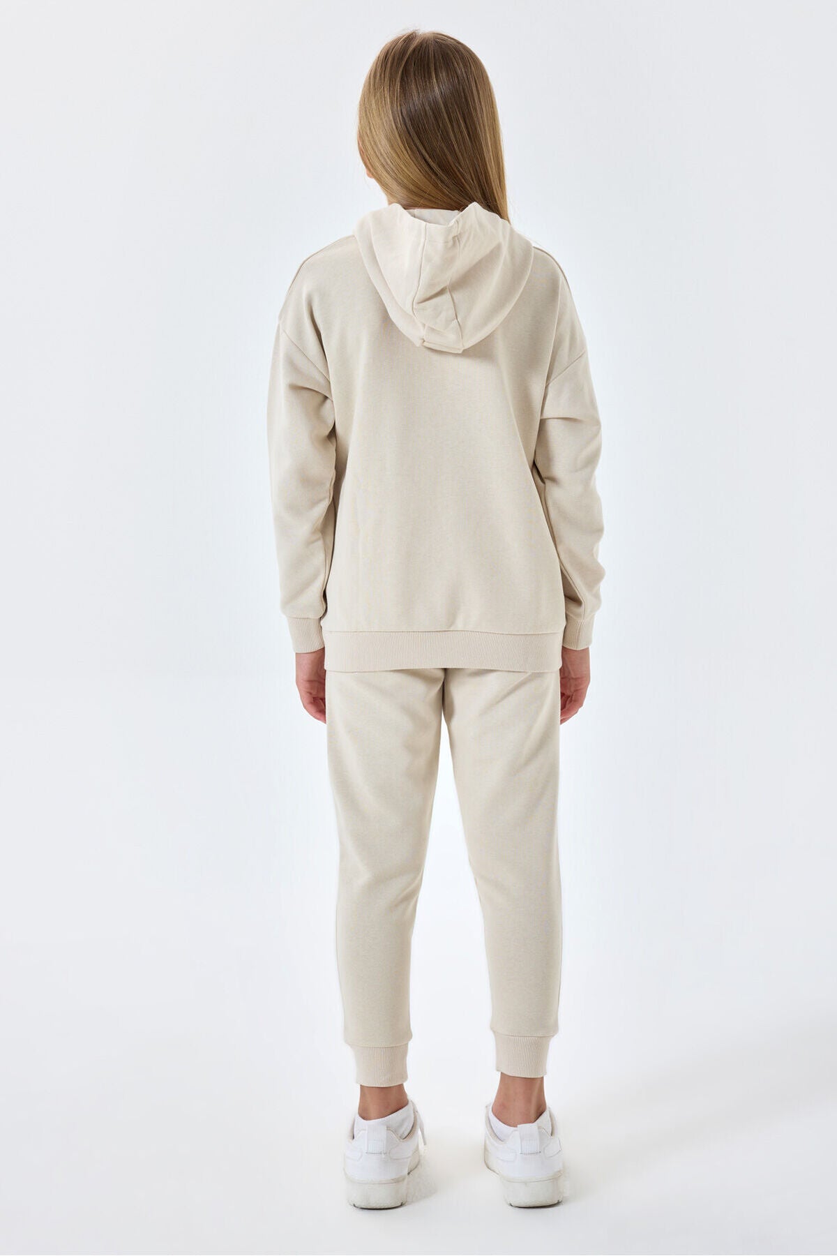 U.S. Polo Assn. Girls Beige Tracksuit Set