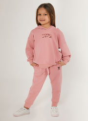 U.S. Polo Assn. Girls Pink Tracksuit Set
