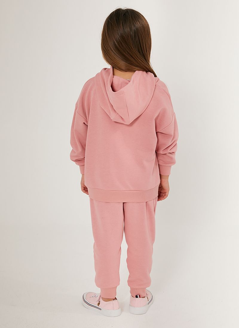 U.S. Polo Assn. Girls Pink Tracksuit Set