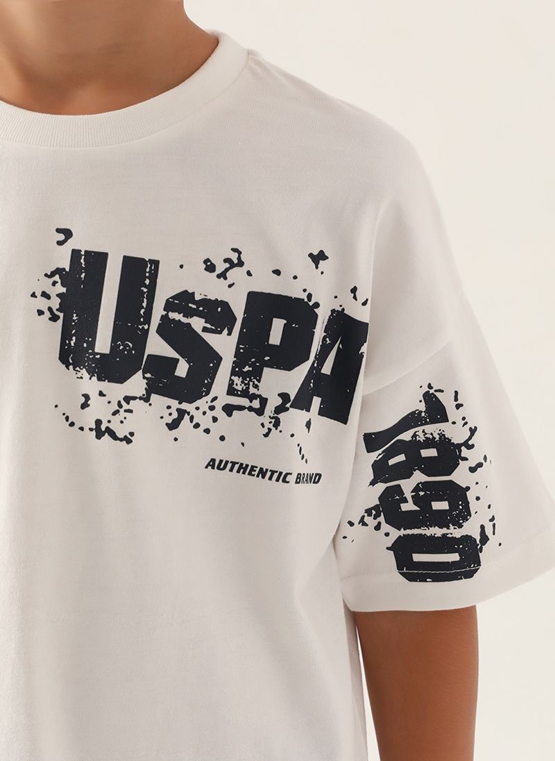 U.S. Polo Assn. Boys Beige Bermuda Set