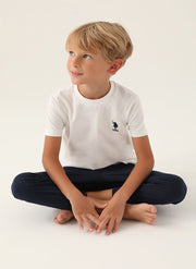 U.S. Polo Assn. Boys Beige Pyjama Set