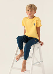 U.S. Polo Assn. Boys Yellow Pyjama Set