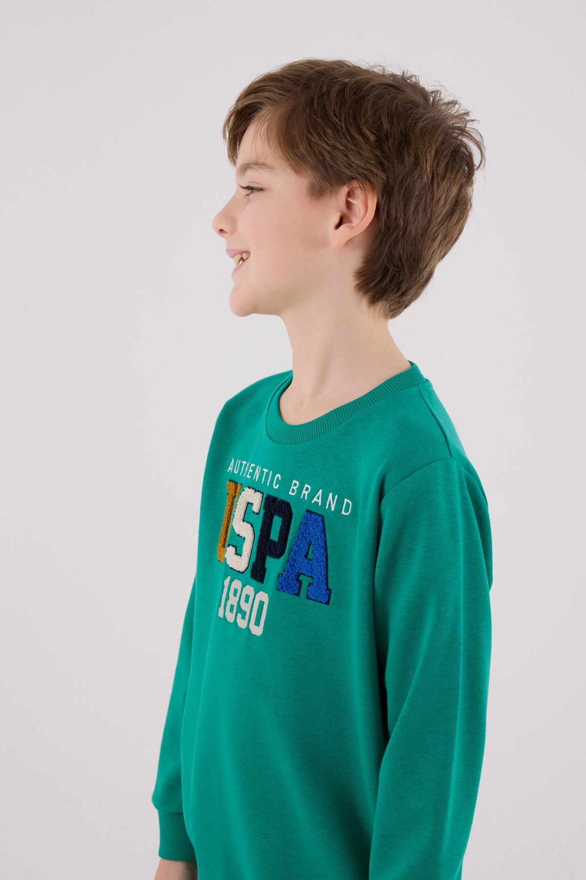 U.S. Polo Assn. Boys Forest Green Jumpsuit Set